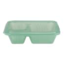 GET 4 3/4" Square To Go Food Containers, Polypropylene, Jade (EC-16-JA) thumbnail 4