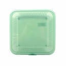 GET 4 3/4" Square To Go Food Containers, Polypropylene, Jade (EC-17-JA) thumbnail 3