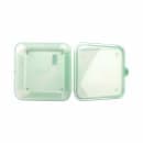 GET 4 3/4" Square To Go Food Containers, Polypropylene, Jade (EC-17-JA) thumbnail 5