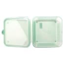 GET 4 3/4" Square To Go Food Containers, Polypropylene, Jade (EC-17-JA) thumbnail 7