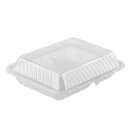 GET Rectangular To Go Food Container - 8" x 5 1/2", Polypropylene, Clear (EC-19-CL) thumbnail 5
