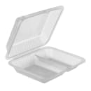 GET Rectangular To Go Food Container - 8" x 5 1/2", Polypropylene, Clear (EC-19-CL) thumbnail 6