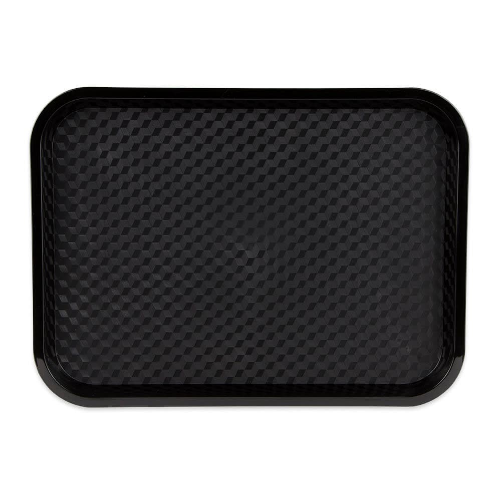 GET Plastic Fast Food Tray - 16 1/4"L x 12"W, Black (FT-16-BK)