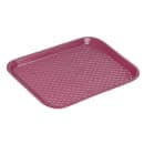 GET Plastic Fast Food Tray - 16 1/4"L x 12"W, Burgundy (FT-16-BU) thumbnail 4