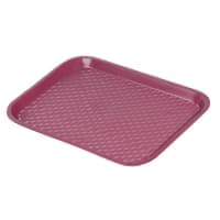 GET Plastic Fast Food Tray - 16 1/4"L x 12"W, Cobalt (FT-16-CB) thumbnail 3