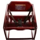 GET 29" Wood High Chair w/ Waist Strap, Mahogany (HC-100-MOD-M) thumbnail 12