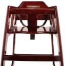 GET 29" Wood High Chair w/ Waist Strap, Mahogany (HC-100-MOD-M) thumbnail 3