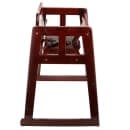 GET 29" Wood High Chair w/ Waist Strap, Mahogany (HC-100-MOD-M) thumbnail 5