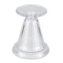 GET 6 oz Footed Ice Cream Cup - Plastic, Clear (ICM-25-CL) thumbnail 3