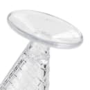 GET 8 oz Footed Waffle Cone Cup - Plastic, Clear (ICM-26-2-CL) thumbnail 5