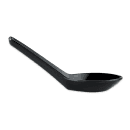 GET Won-Ton Soup Spoon, Melamine, Black (M-6030-BK) thumbnail 3