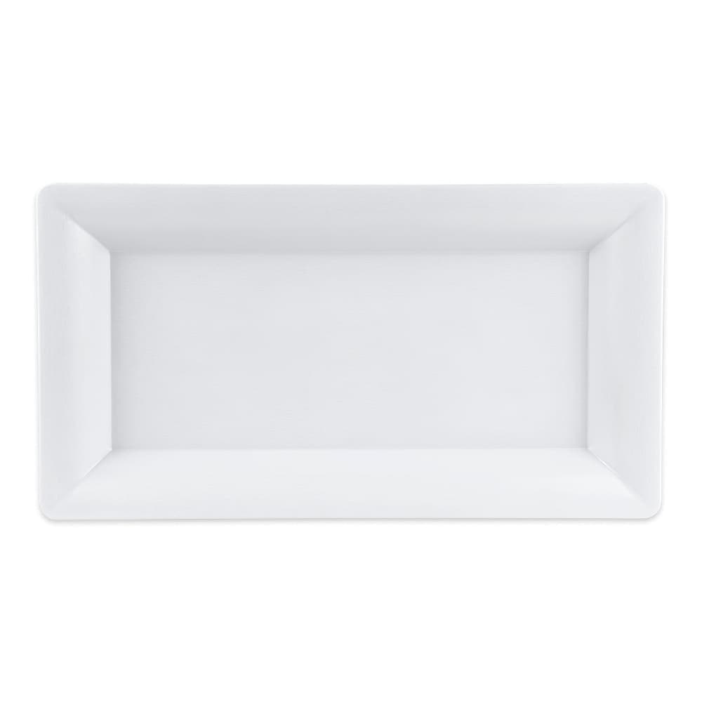 GET Rectangular Display Tray, 10 1/4" x 19", Melamine, White (ML-109-W)