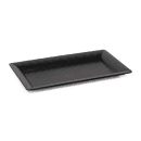 GET Rectangular Display Tray, 12" x 21", Melamine, Black (ML-110-BK) thumbnail 5