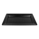 GET Rectangular Display Tray, 13" x 21 1/4", Melamine, Black (ML-111-BK) thumbnail 2