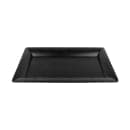GET Rectangular Display Tray, 13" x 21 1/4", Melamine, Black (ML-111-BK) thumbnail 6
