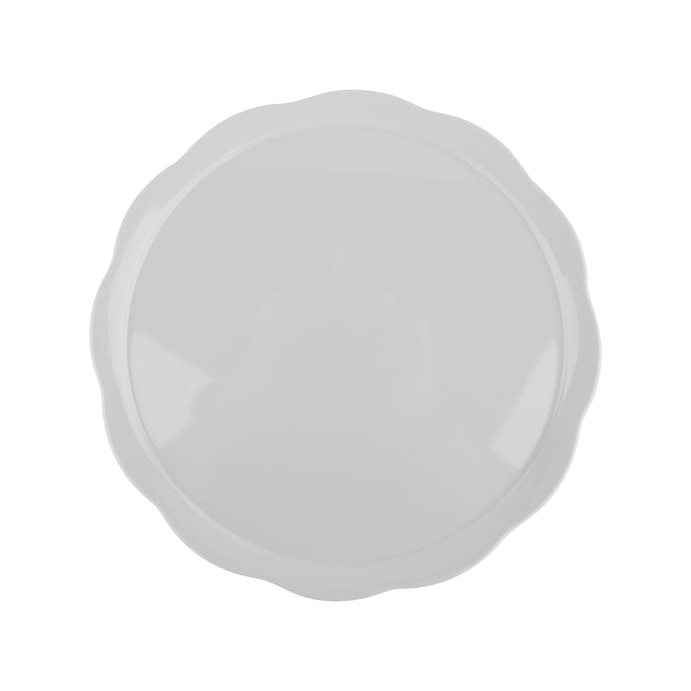 GET 11 1/2" Round Display Tray, Melamine, White (ML-114-W)