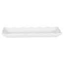 GET Rectangular Display Tray, 13 1/2" x 5 1/4", Melamine, White (ML-128-W) thumbnail 2