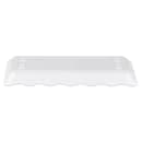 GET Rectangular Display Tray, 13 1/2" x 5 1/4", Melamine, White (ML-128-W) thumbnail 4