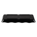 GET Rectangular Display Tray, 14" x 5 1/2", Melamine, Black (ML-154-BK) thumbnail 4