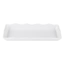 GET Rectangular Display Tray, 14" x 5 1/2", Melamine, White (ML-154-W) thumbnail 2