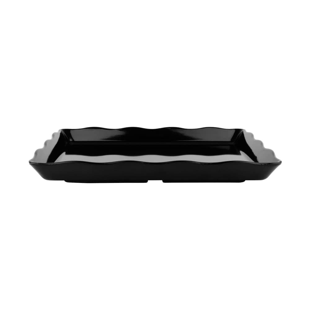 GET Rectangular Display Tray, 14" x 11 1/2", Melamine, Black (ML-155-BK)