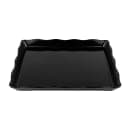 GET Rectangular Display Tray, 14" x 11 1/2", Melamine, Black (ML-155-BK) thumbnail 2