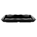 GET Rectangular Display Tray, 14" x 11 1/2", Melamine, Black (ML-155-BK) thumbnail 4