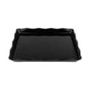 GET Rectangular Display Tray, 14" x 11 1/2", Melamine, Black (ML-155-BK) thumbnail 6
