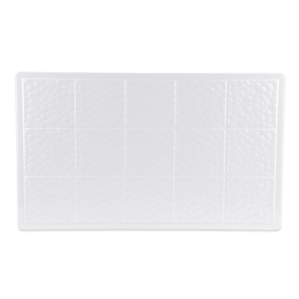 GET Full-Size Tile, Solid, Melamine, White (ML-160-W)