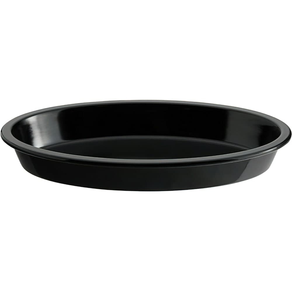 GET 1 1/2 qt Oval Casserole Dish - Melamine, Black (ML-182-BK)