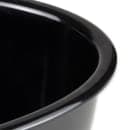 GET 9 qt Oval Casserole Dish - Melamine, Black (ML-184-BK) thumbnail 5