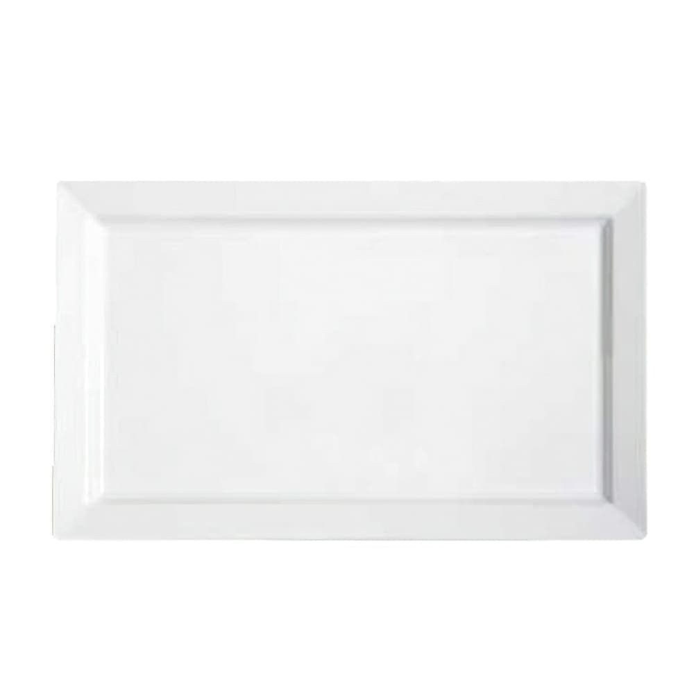 GET Rectangular Display Tray - 12" x 9", Melamine, White (ML-294-W)