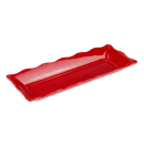 GET Rectangular Display Tray, 17 1/2" x 6 3/4", Melamine, Red (ML-87-RSP) thumbnail 3