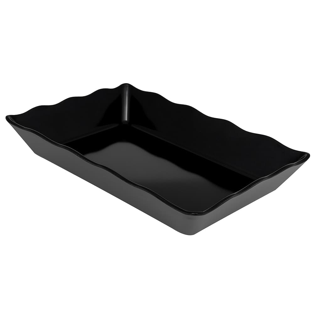 GET Rectangular Display Tray, 13 3/4" x 9 1/2", Melamine, Black (ML-88-BK)