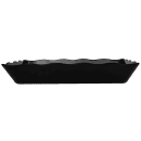 GET Rectangular Display Tray, 13 3/4" x 9 1/2", Melamine, Black (ML-88-BK) thumbnail 3