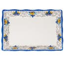 GET Rectangular Display Tray, 13 3/4" x 9 1/2", Melamine, White (ML-88-SL) thumbnail 2
