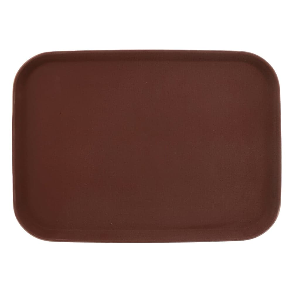 GET Rectangular Serving Tray, 10" x 14", Melamine, Brown (NS-1014-BR)
