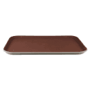 GET Rectangular Serving Tray, 15" x 20", Melamine, Brown (NS-1520-BR) thumbnail 4