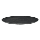 GET Oval Serving Tray, 31" x 25", Melamine, Black (NS-3100-BK) thumbnail 4