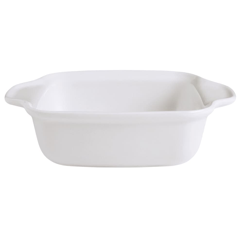 GET 21-1/5 oz. Actualite Lasagna Dish - Porcelain, Bright White (PA1101809024)