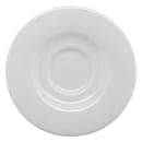 GET 6 1/2" Round Actualite Tea/Bouillon Saucer - Porcelain, Bright White (PA1101900324) thumbnail 3