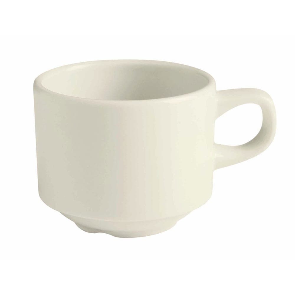 GET 8 oz Actualite Tea Cup - Porcelain, Bright White (PA1101904324)