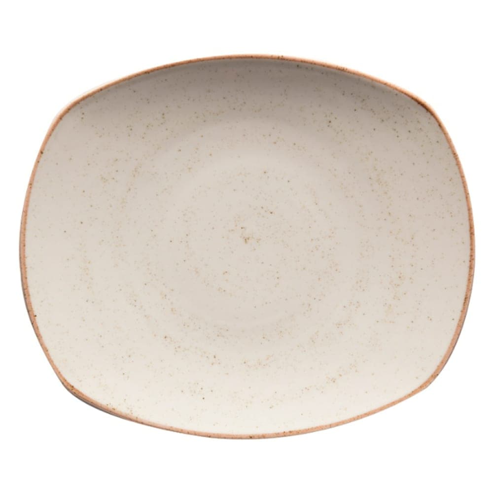 GET 7 1/2" Round Artisan Plate - Porcelain, Beige (PP1605722024)