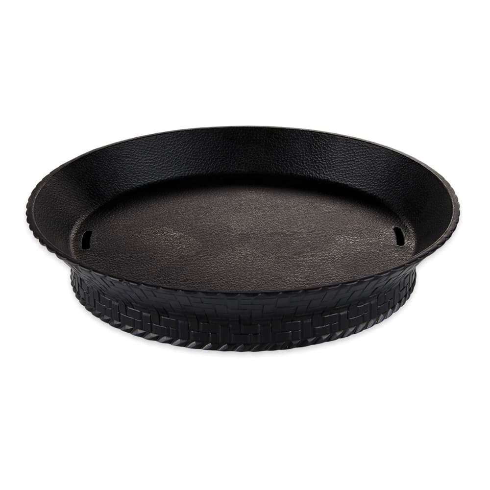 GET 7 1/4" Round Fast Food Basket, Plastic, Black (RB-894-BK)