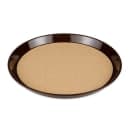 GET 11 1/4" Round Serving Tray, Plastic, Brown (RCT-11-BR) thumbnail 3