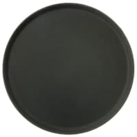 GET 16" Round Serving Tray, Plastic, Black/Brown (RCT-16-NS) thumbnail 3