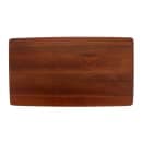 GET Rectangular Display Riser w/ Foldable Legs - 13 4/5"L x 7 1/2"W x 3"H, Walnut Wood (RISER-3-W) thumbnail 2