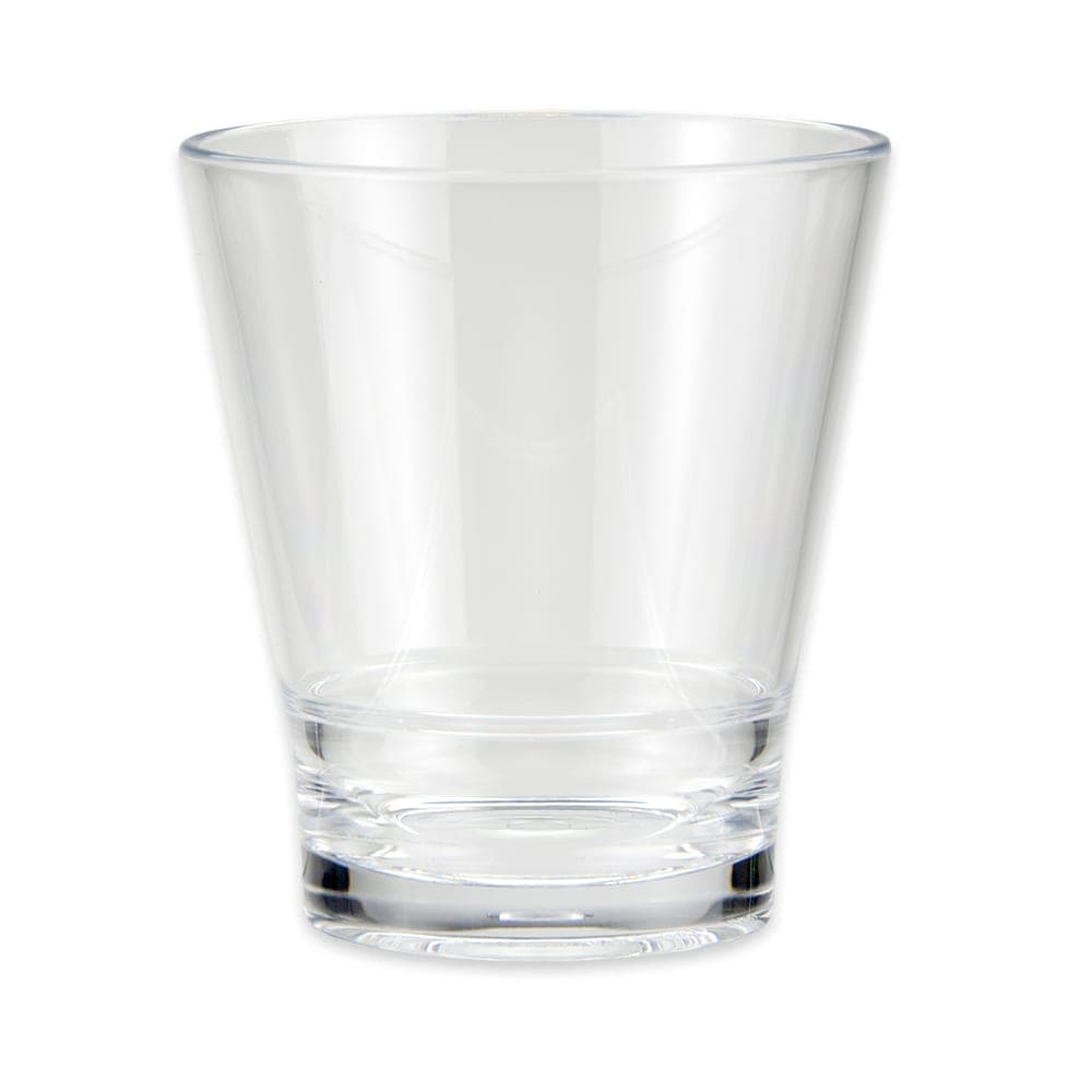 GET 12 oz Rocks Glass, SAN Plastic, Clear (S-11-CL)