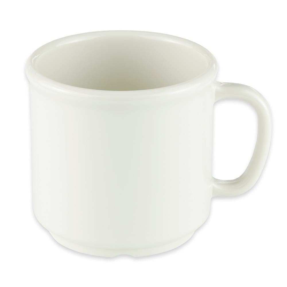 GET 12 oz Plastic Coffee Mug, Ivory (S-12-IV)