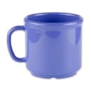 GET 12 oz Plastic Coffee Mug, Blue (S-12-PB) thumbnail 2